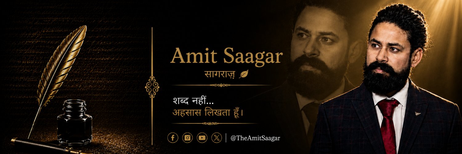 TheAmitSaagar's profile banner image