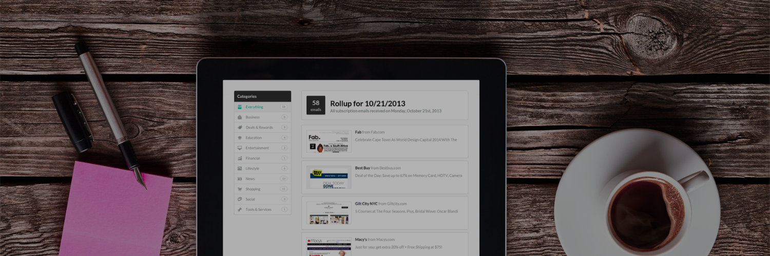 Unroll.Me Support banner