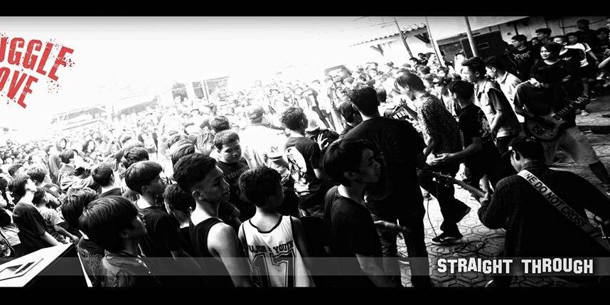 STRAIGHT THROUGH banner