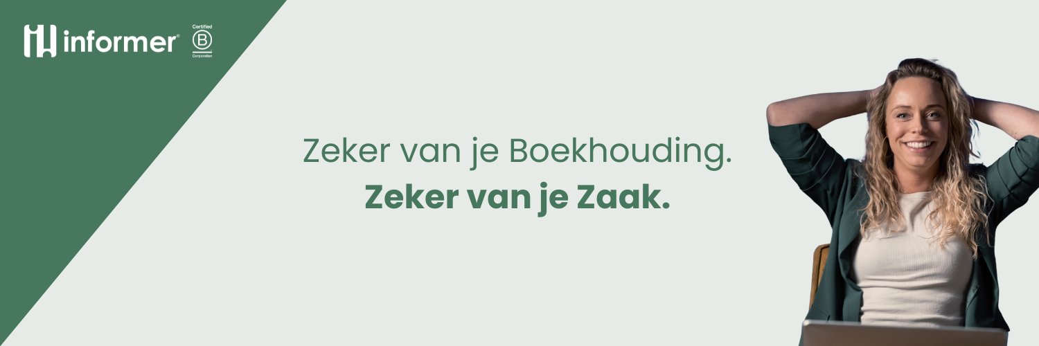 Informer | Zeker van je Boekhouding. banner