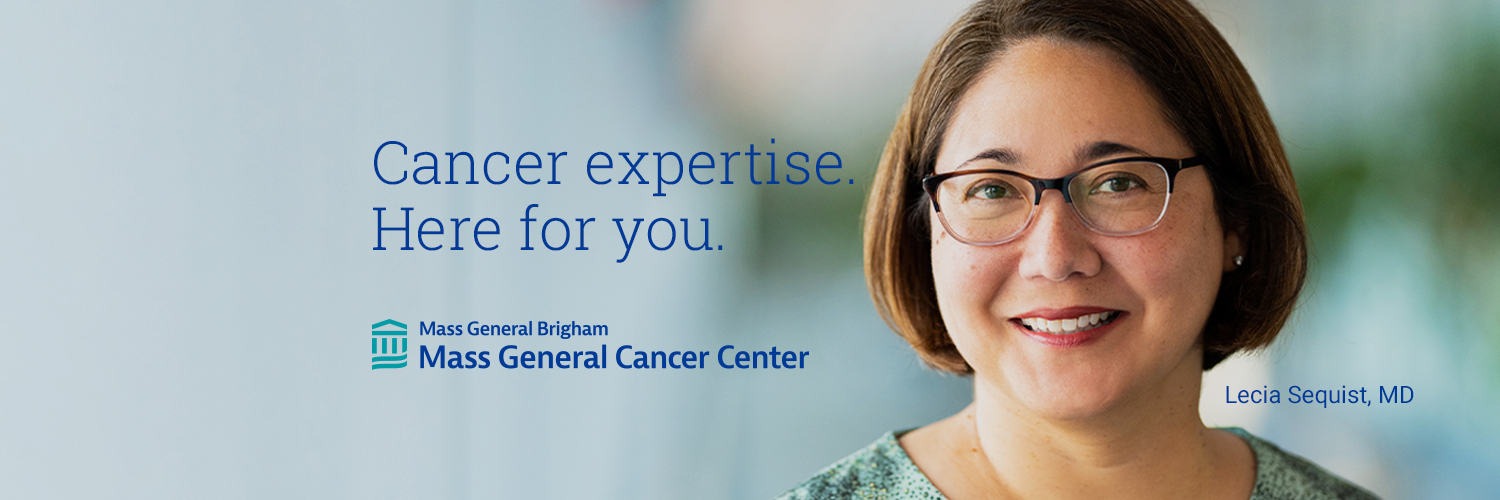 Mass General Cancer Center's banner