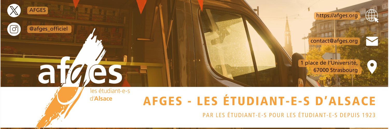 AFGES, les Étudiant-e-s d'Alsace banner
