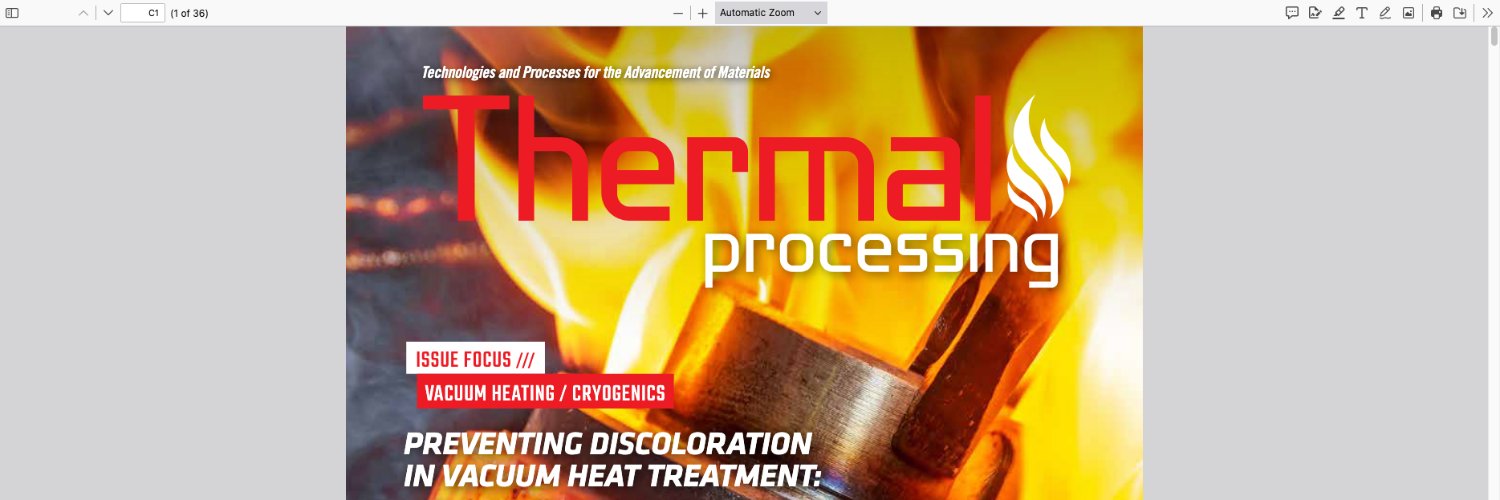 Thermal Processing Magazine banner