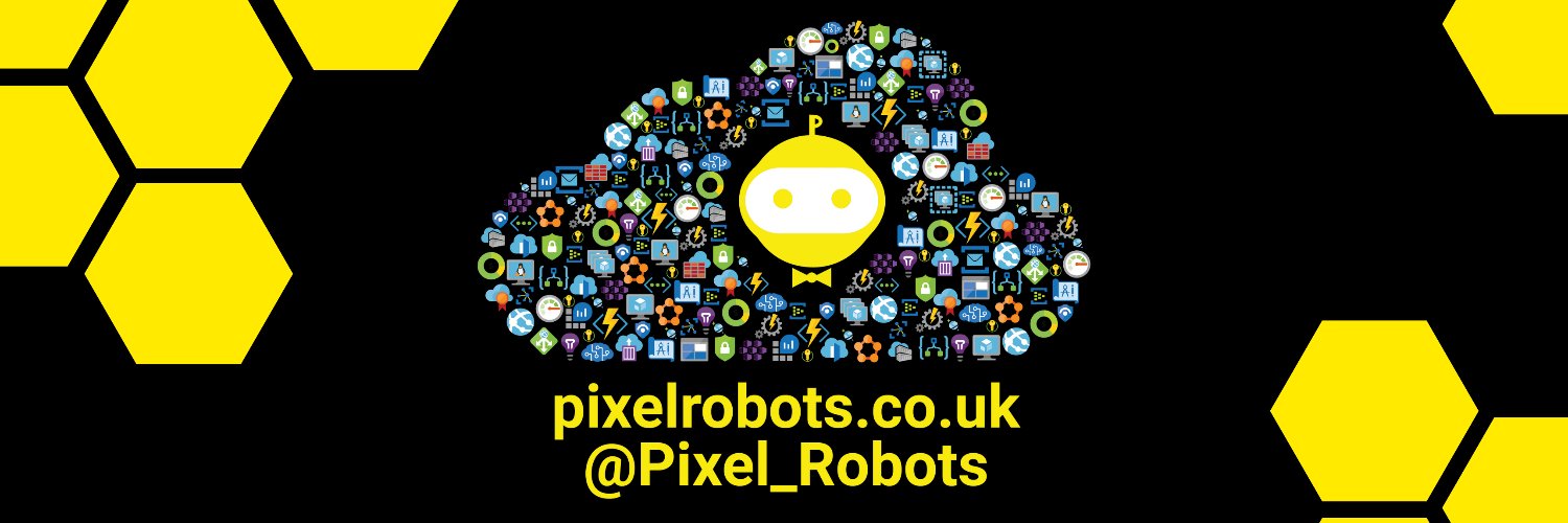 Pixel Robots. ☁️☸️ (Richard Hooper) banner