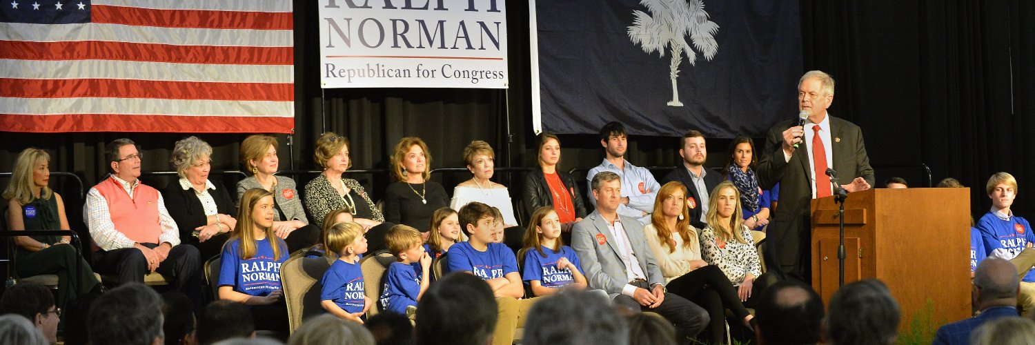 Ralph Norman's banner