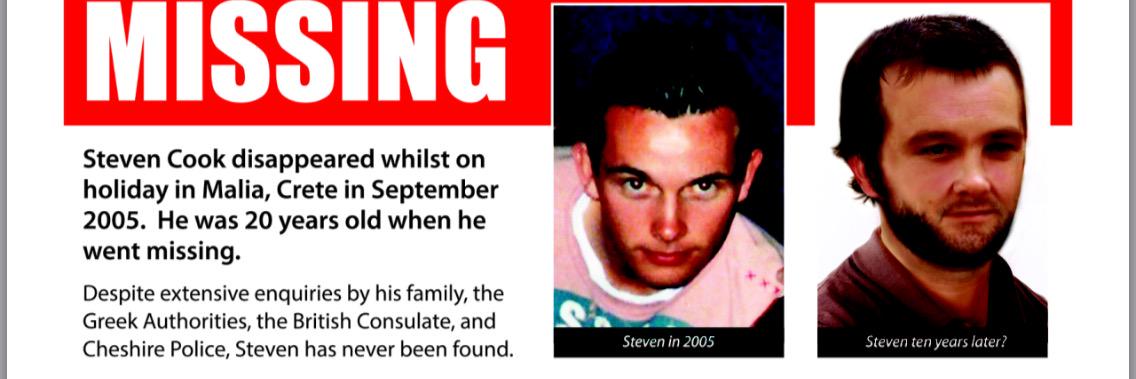 Find Steven Cook banner