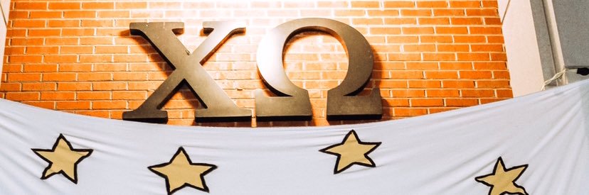 Chi Omega banner