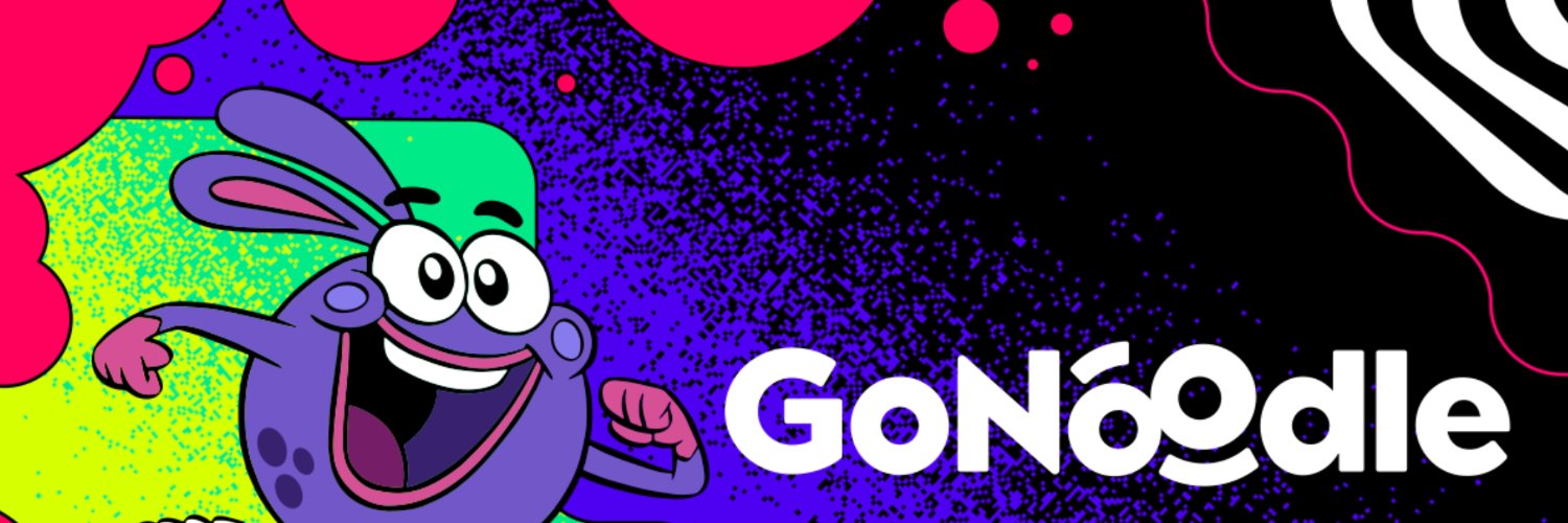 GoNoodle - find us on BSKY! banner