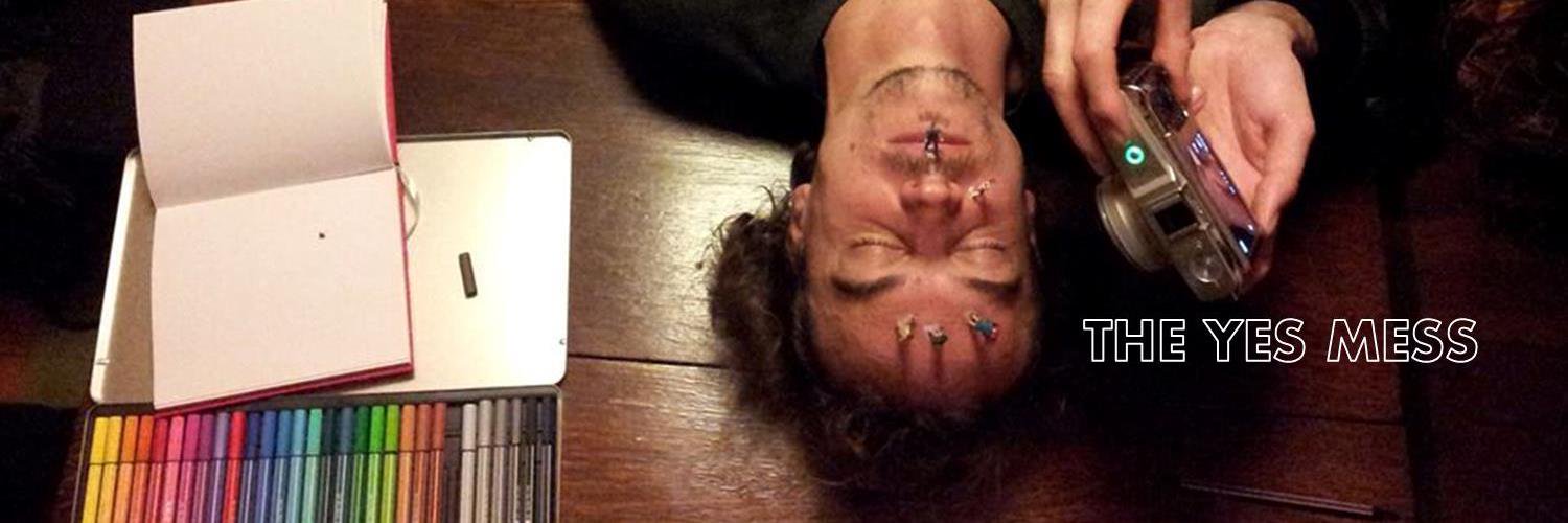 the yes mess banner