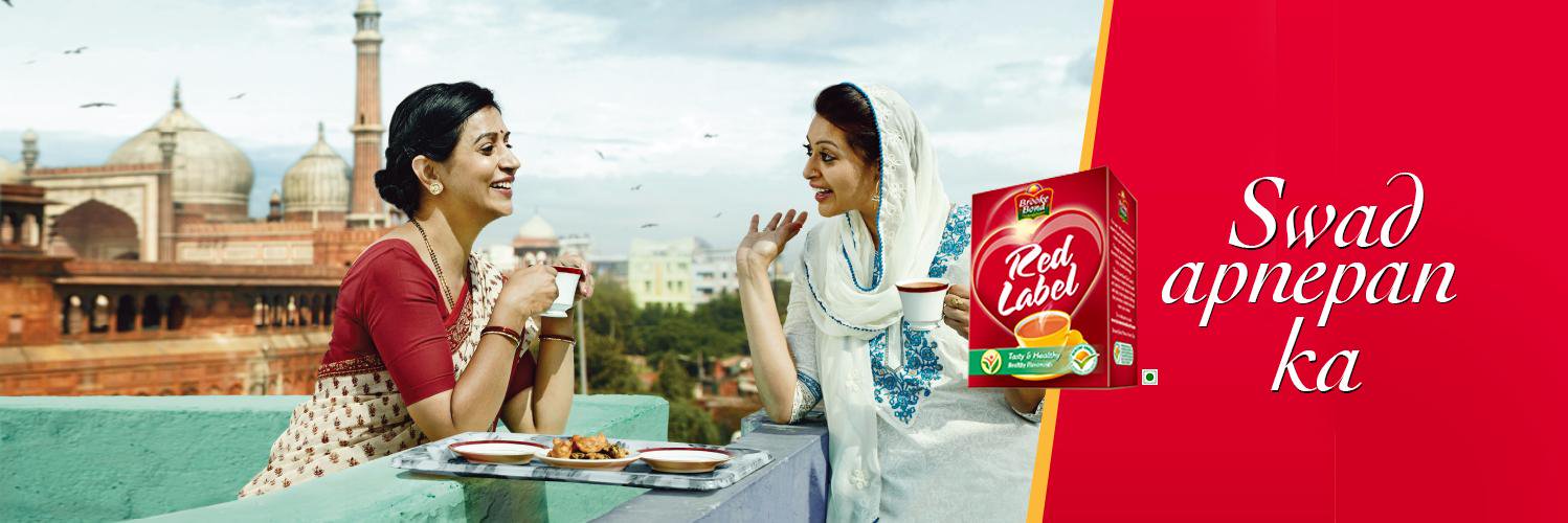 BrookeBond Red Label banner