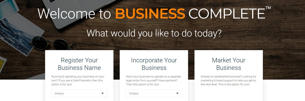 BusinessComplete banner