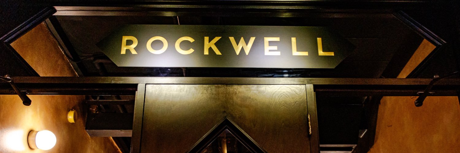 The Rockwell banner