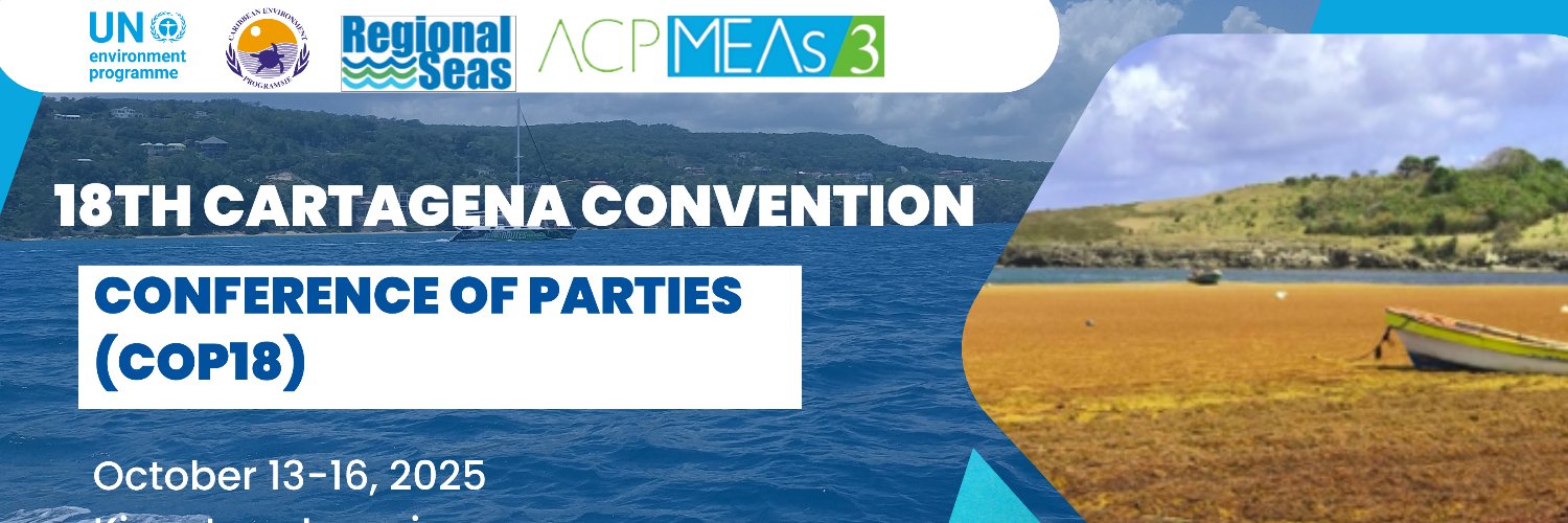 UNEP Cartagena Convention & Caribbean Enviro Prog. banner