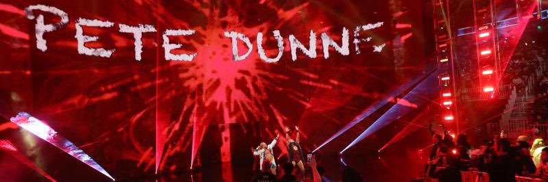 ‘The Bruiserweight’ Pete Dunne's banner
