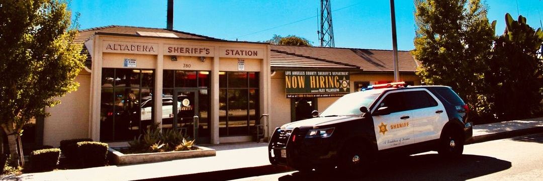 LASD Altadena Sheriff’s Station banner