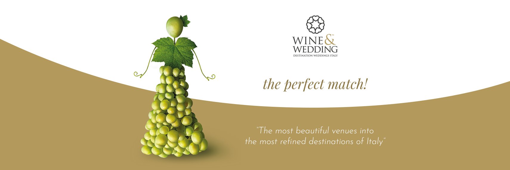 Wine & Wedding banner