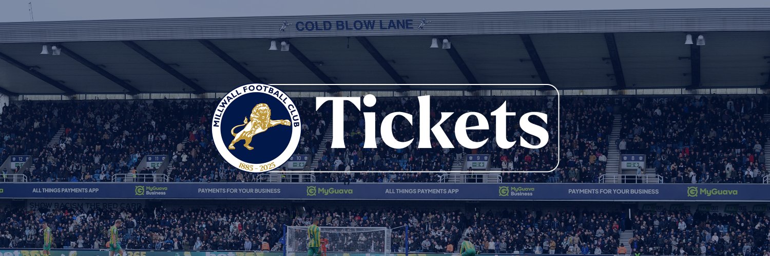 Millwall Tickets banner