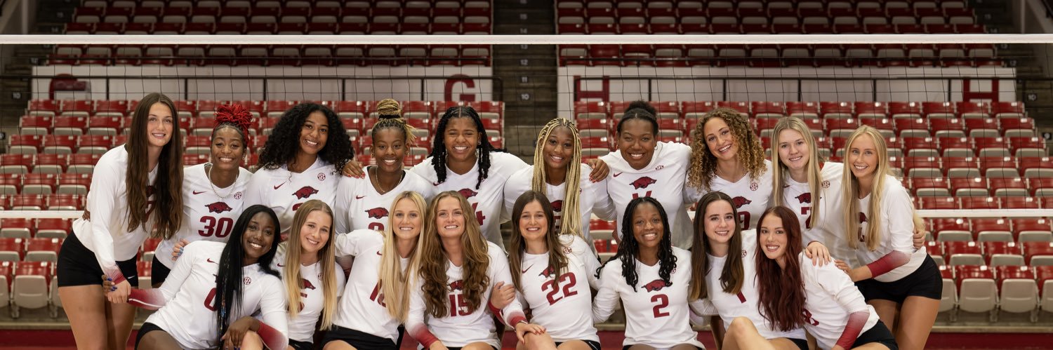 Razorback Volleyball's banner