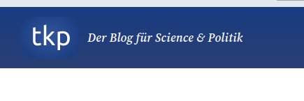 TKP - Blog für Science und Politik banner