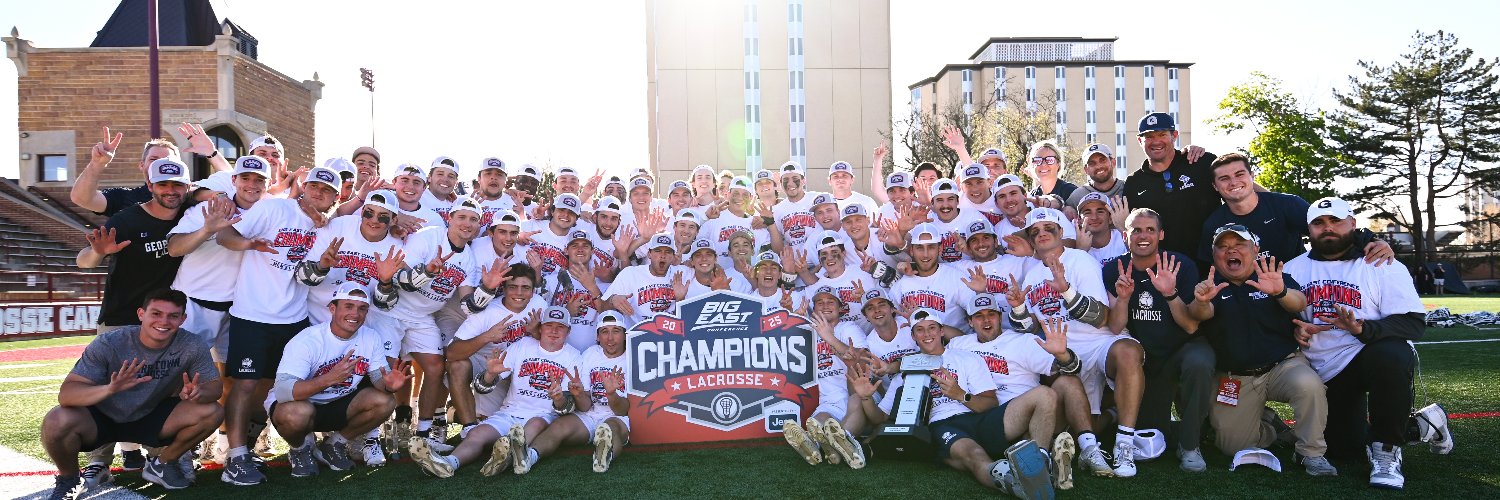 Georgetown MLacrosse's banner