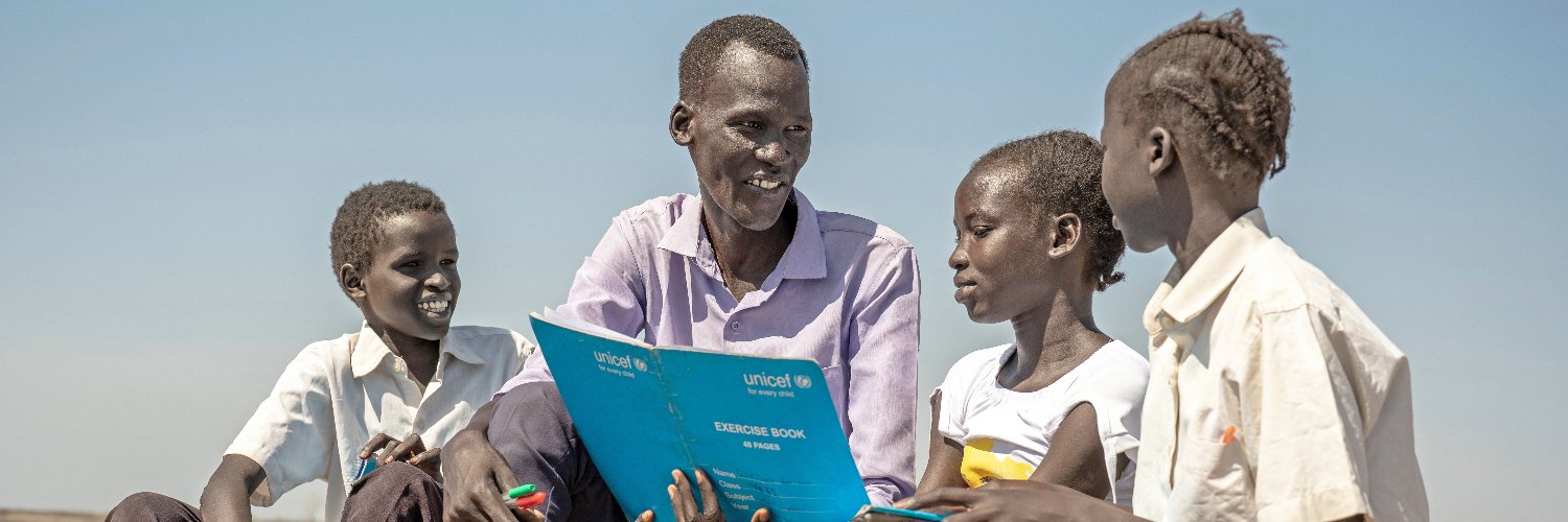 UNICEF South Sudan's banner