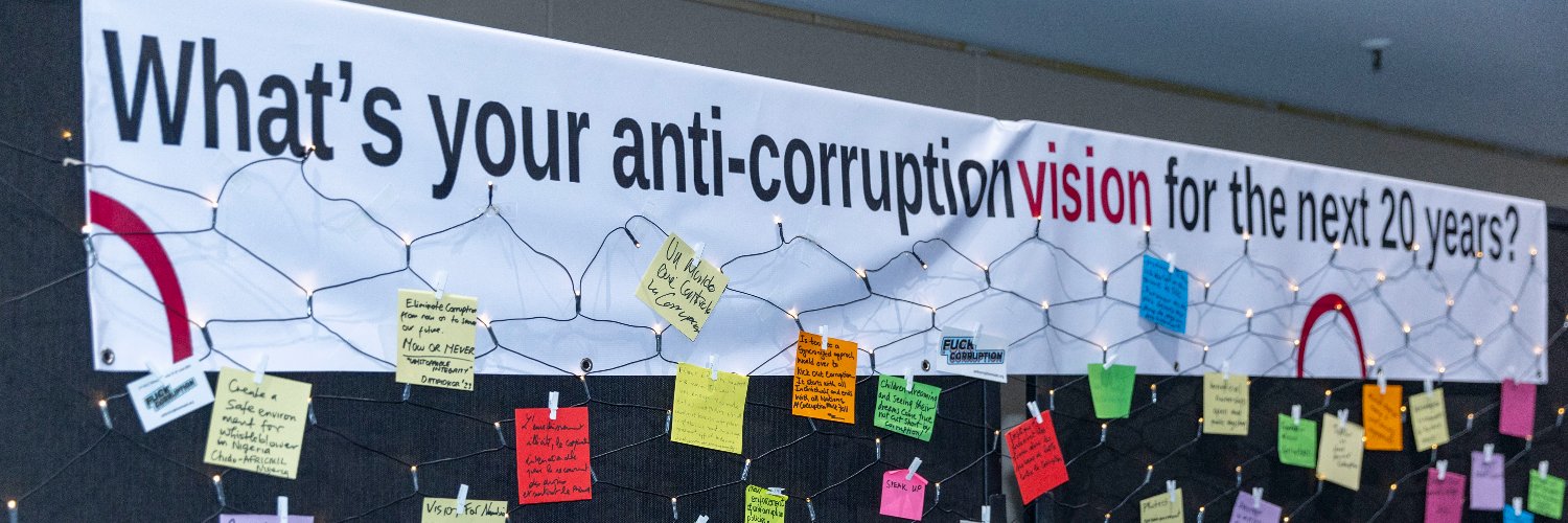 UNCAC Coalition's banner