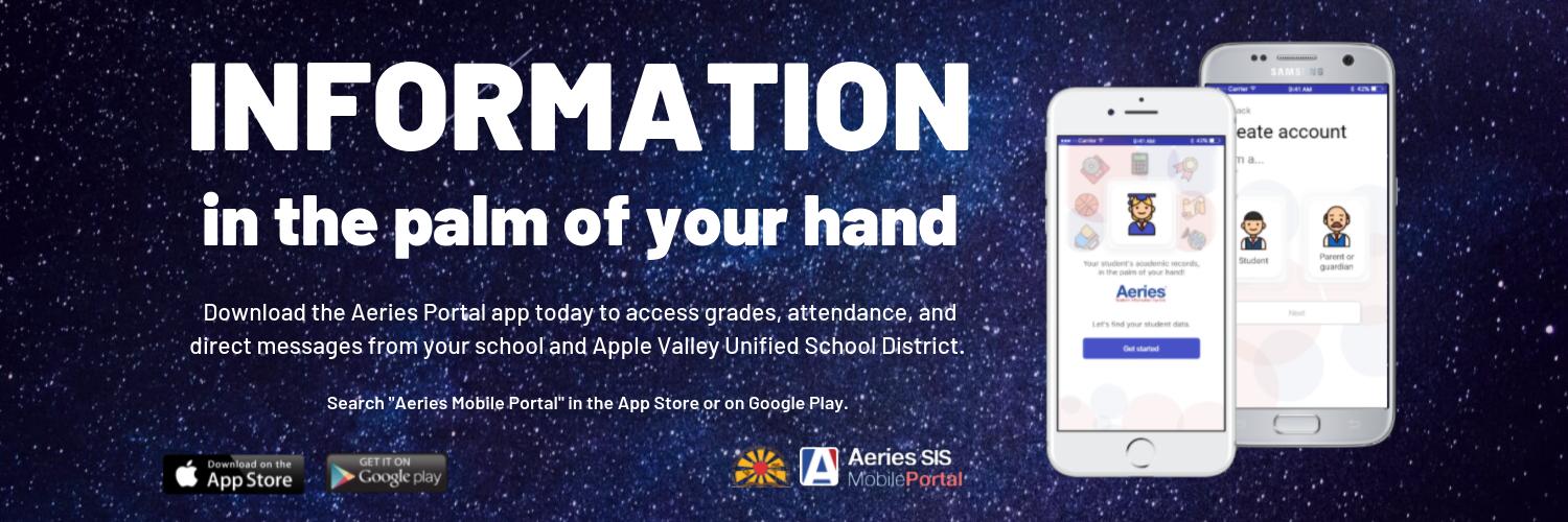 Apple Valley Unified School District banner