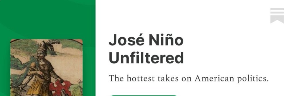 José Niño | Unfiltered Politics's banner