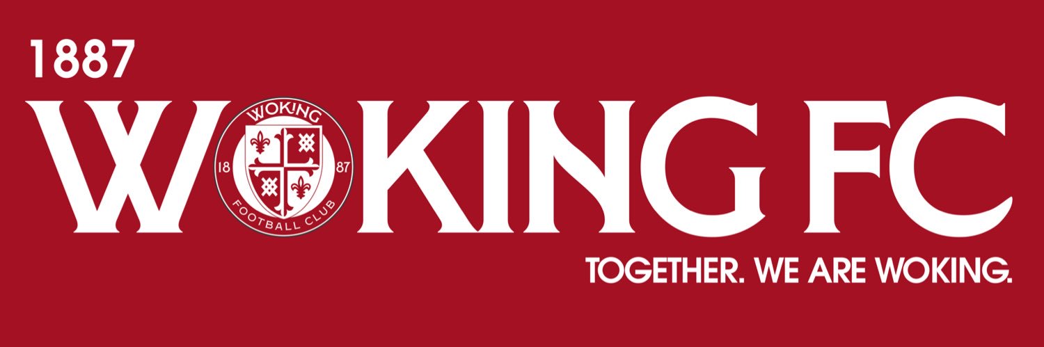 Woking Football Club's banner