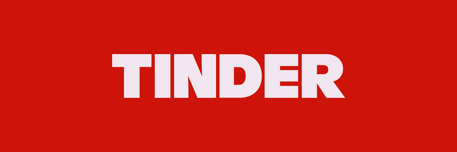 Tinder's profile banner image