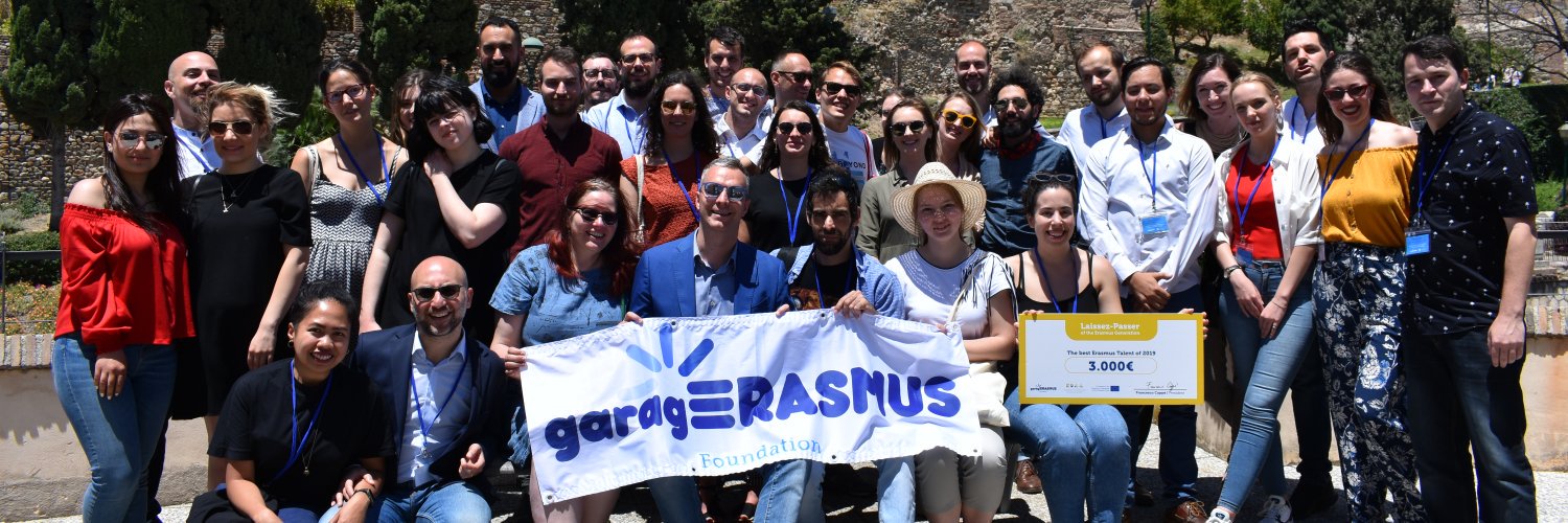 garagErasmus Foundation banner