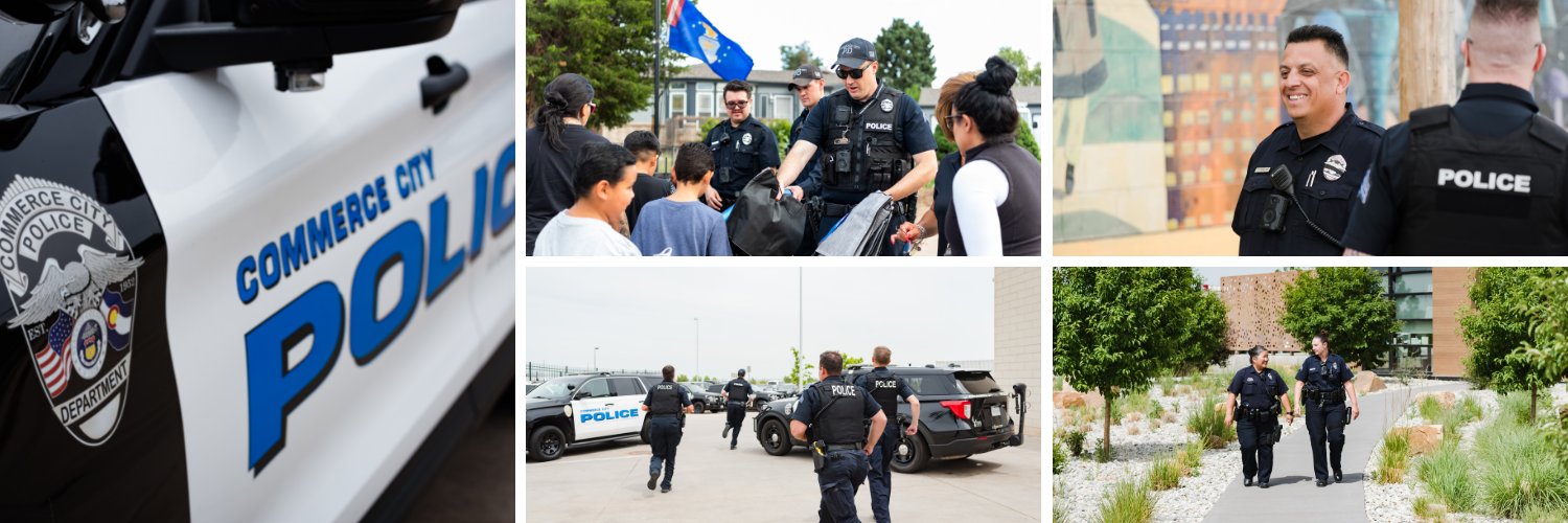 Commerce City Police Department banner