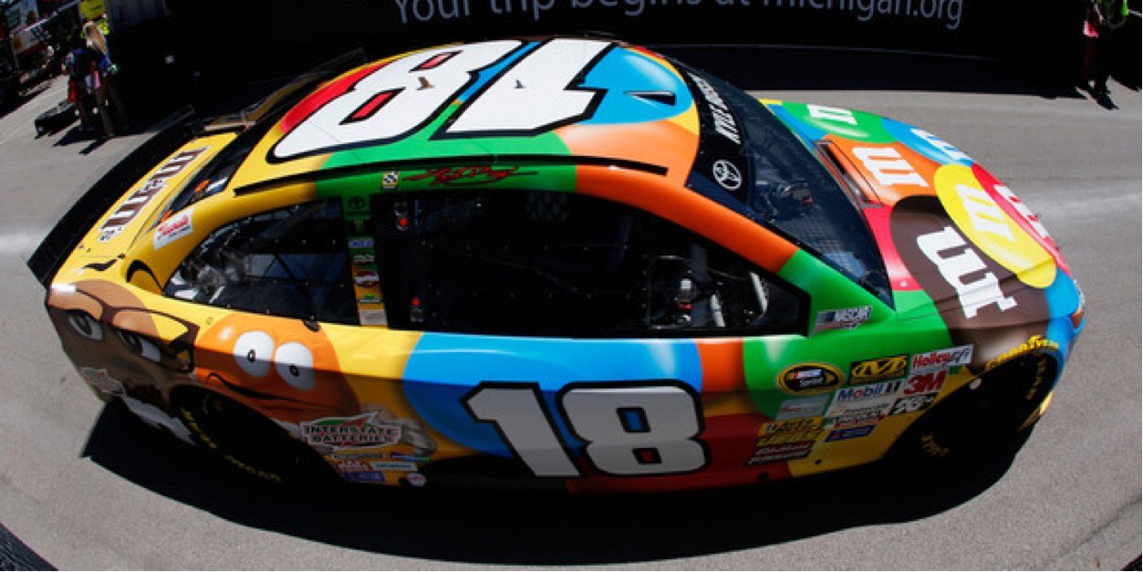 Kyle Busch Car banner