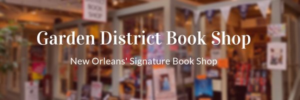 the garden district book shop banner