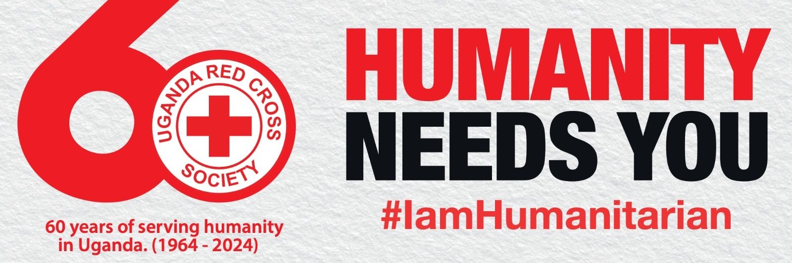 Uganda Red Cross Society's banner
