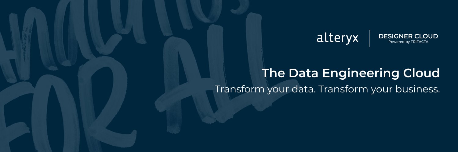 Trifacta is now part of Alteryx—analytics for all! banner