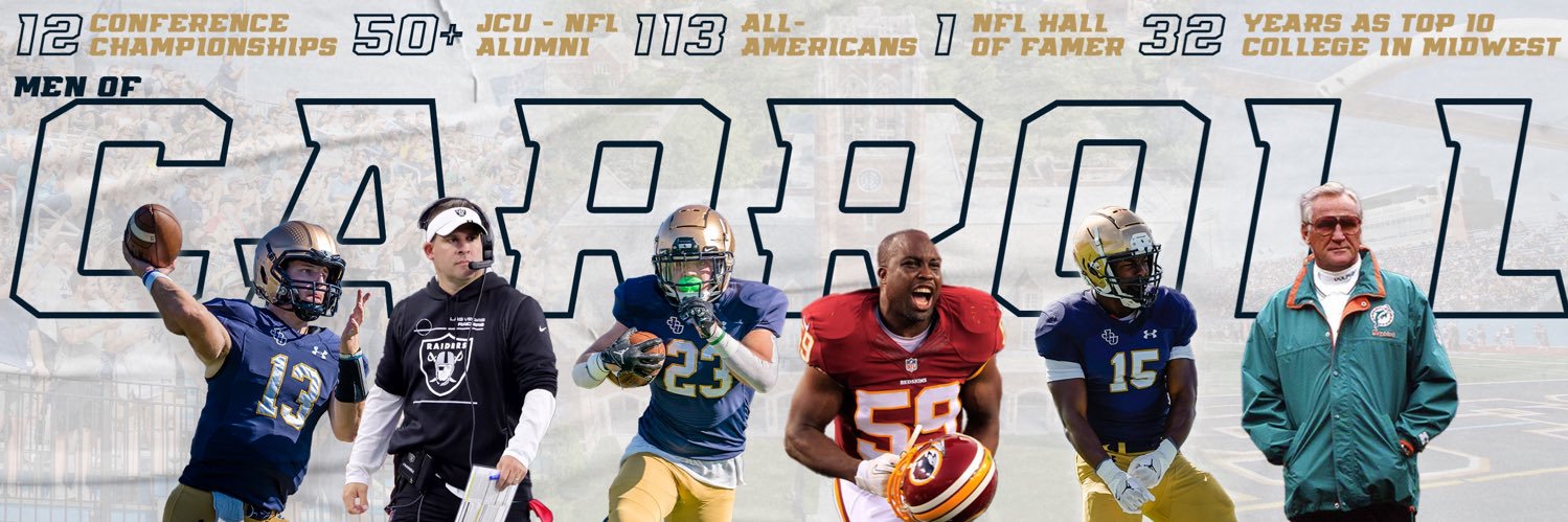 John Carroll Football's banner