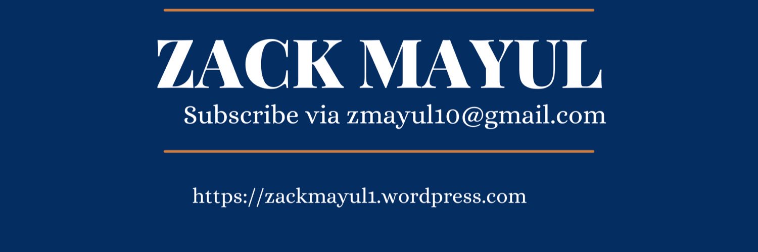 Zack Mayul's banner