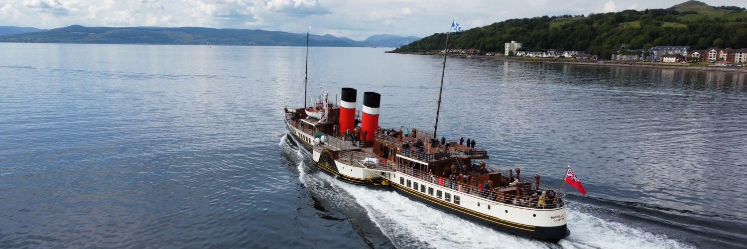 Paddle Steamer Waverley's banner