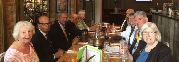 Batt Park Rotary banner