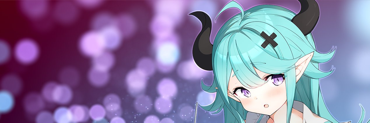 Porom 💙🍮 Vtuber banner