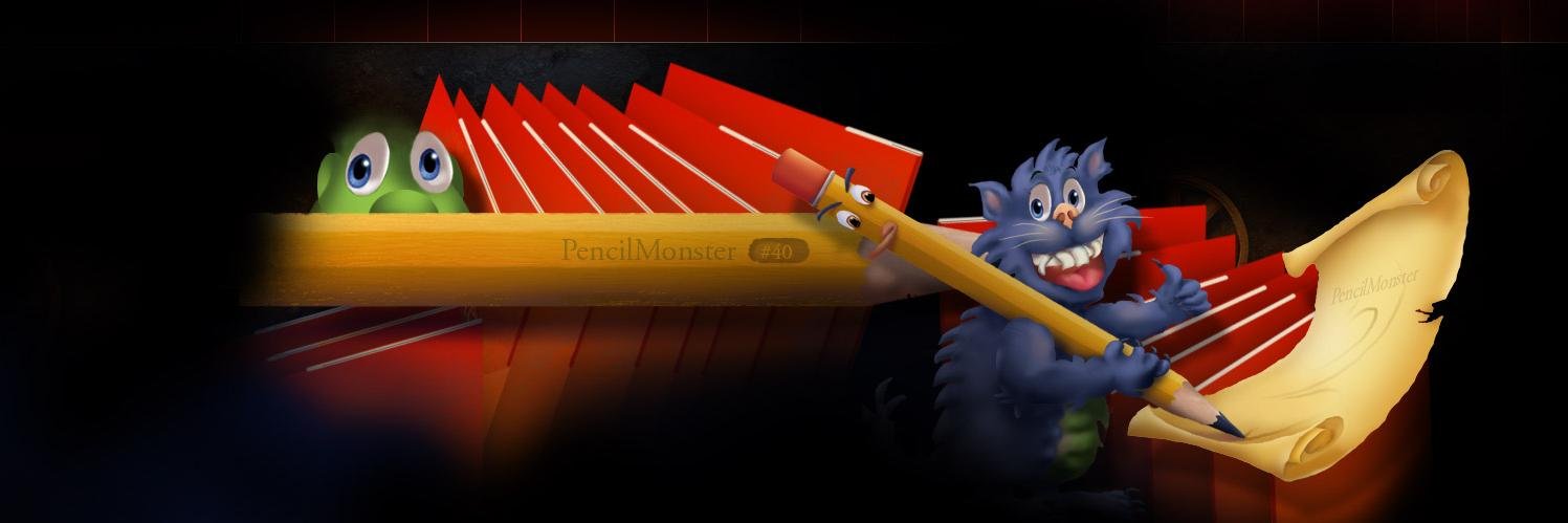 Pencil Monster banner