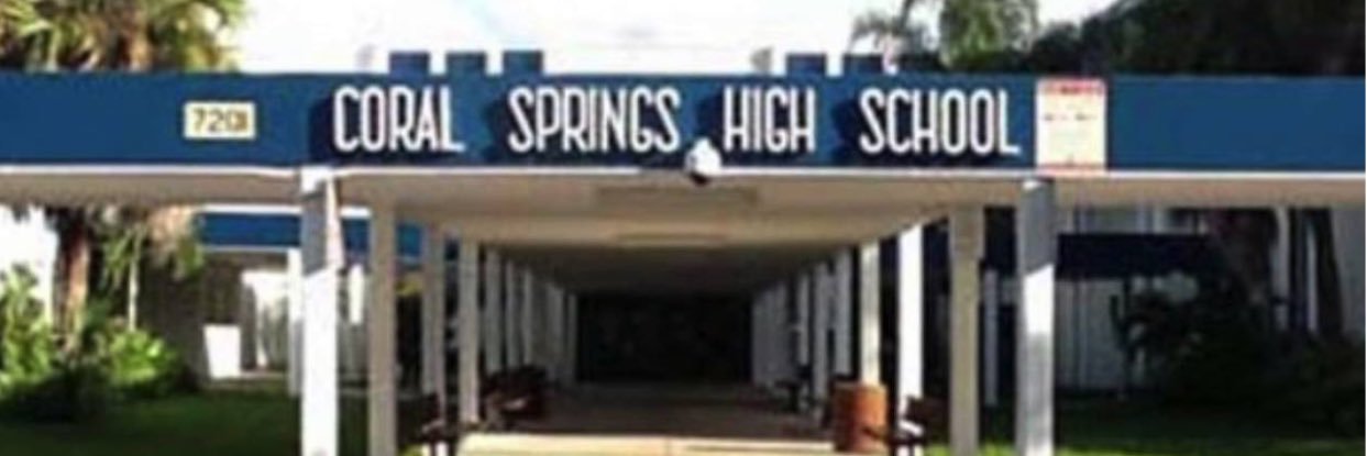 Coral Springs High School - Home of the Colts banner