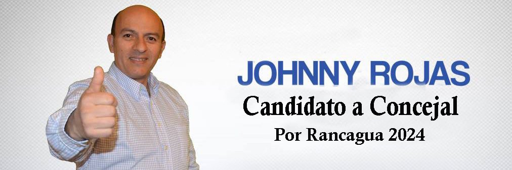 Johnny Rojas candidato a concejal banner
