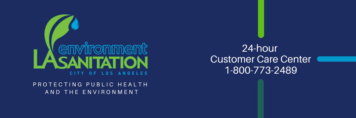 LA Sanitation & Environment ♻️💧🌳 banner