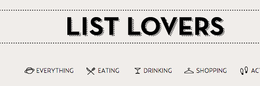 List Lovers banner