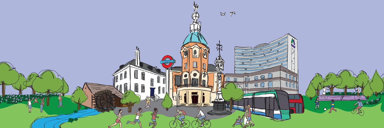 Merton Council's banner