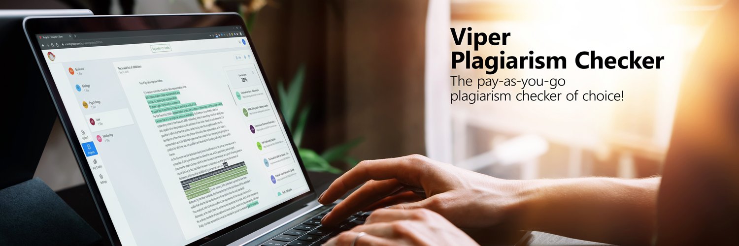Viper Plagiarism Checker (@Viper_Scanner) / Posts / X