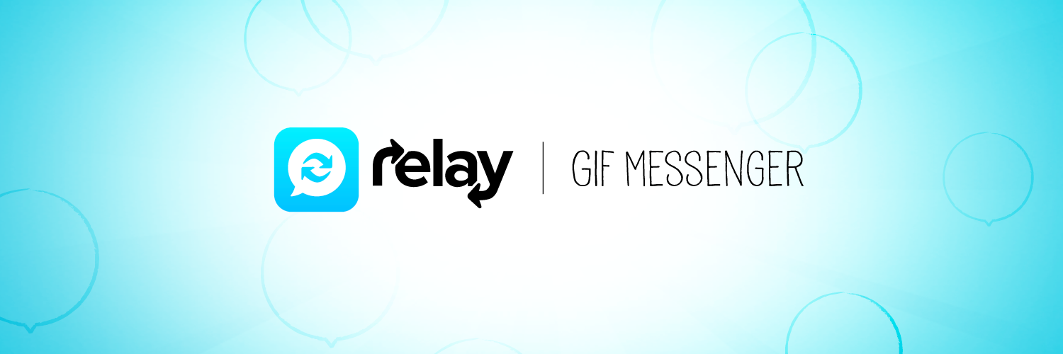 Relay GIF Messenger banner