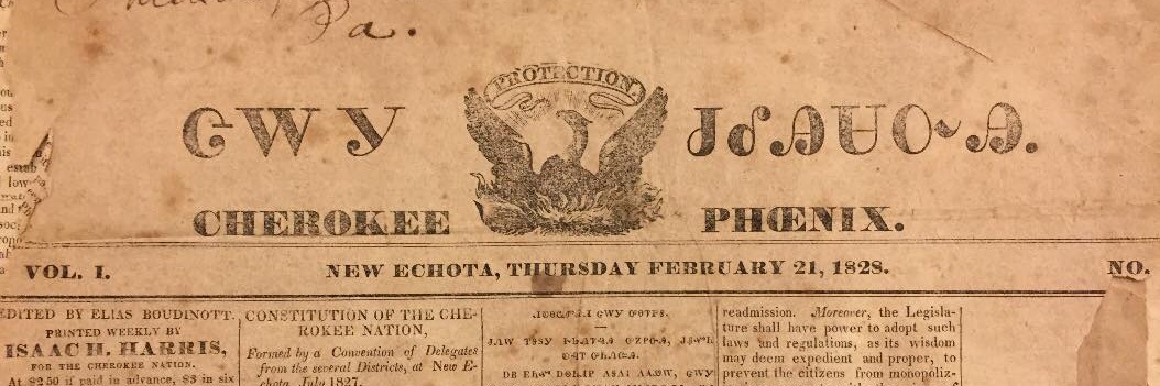 Cherokee Phoenix banner